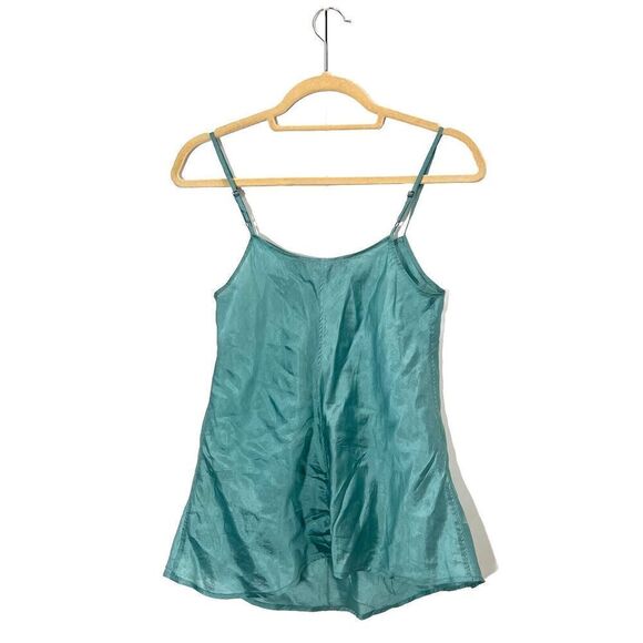 Peruvian Connection Swing Tank Top Cami Women’s XS Silk Green Lightweight - Picture 2 of 7